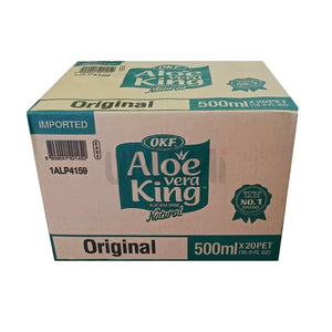 OKF Aloe Vera King Original 500ml x 20 Flaschen (KARTONBESTELLUNG - Kann nicht mit anderen Artikeln gemeinsam verrechnet und versandt werden!)